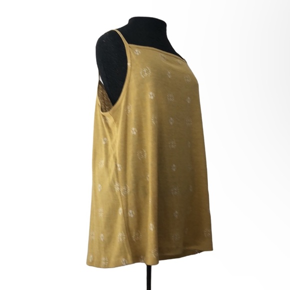 NWT Linen Square Neck Tank - Picture 2 of 3